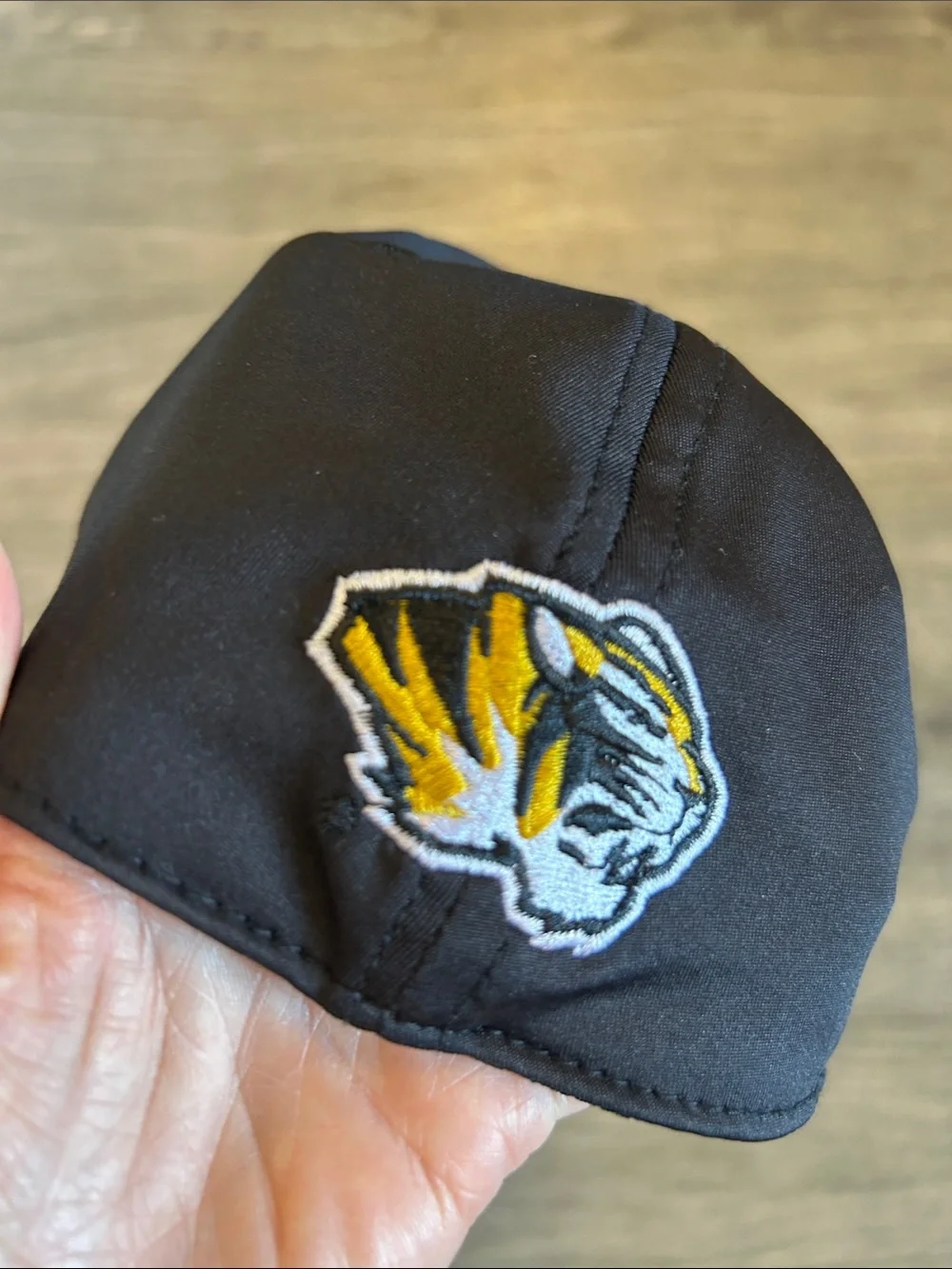 Missouri Tigers Top of the World Memory Fit Black Flex Hat M/L NCAA